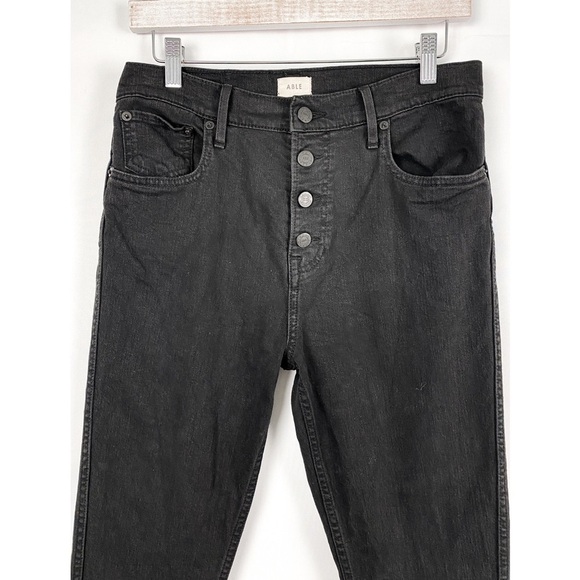 Able Women's The High Rise Black Skinny Jeans - Size 29 - Picture 3 of 10